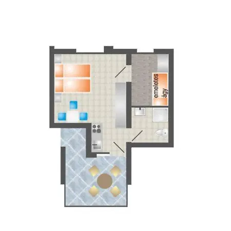 アパート Silver Boglar